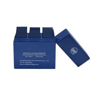Dental Articulating Paper Strips, YOUYA DENTAL 300 SheetsThin Test ...