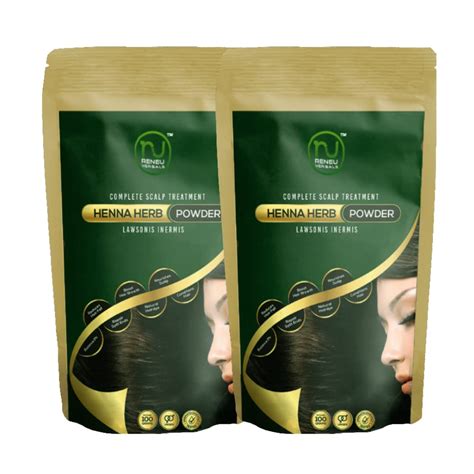 Buy Reneu Herbals Natural Henna Powder For Hair | Organic Henna For All ...