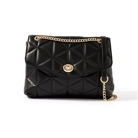 Buy Black Eva Quilt Shoulder Sling Bag Online - Accessorize India