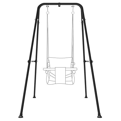 Swing Stand for Kids,Baby Swing Frame, Toddler A-Frame Metal Swing Sets ...
