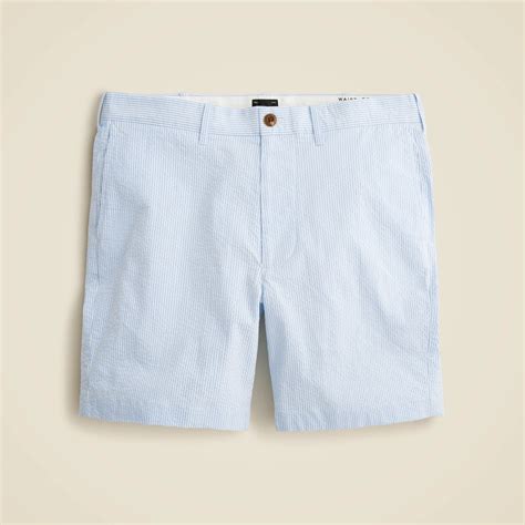 J.Crew: 7" Stretch Seersucker Short For Men