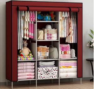 vipash COLLAPSIBLE WARDROBE /CABINET/ALMIRAH CLOTH ORGANISATION WITH 8 ...