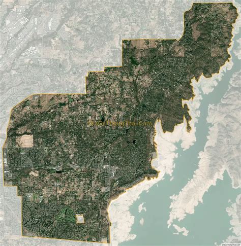 Map of Granite Bay CDP - Thong Thai Real