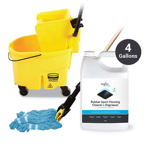 Rubber Flooring Cleaning Essentials Package - www.supplyvacuum.com