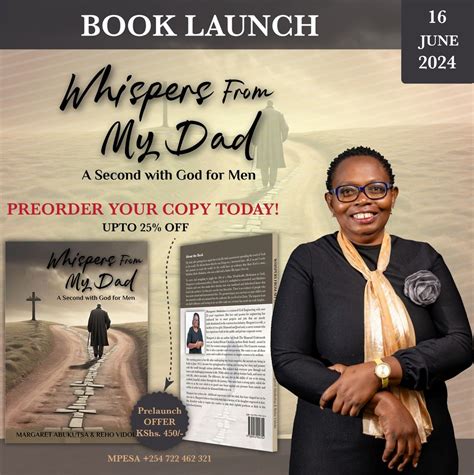 Whispers From My Dad: A Second With God For Men Book Launch, Eseriani ...