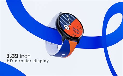 Vibez by Lifelong Fusion Smart Watch for Men & Women, 1.39 HD Display ...