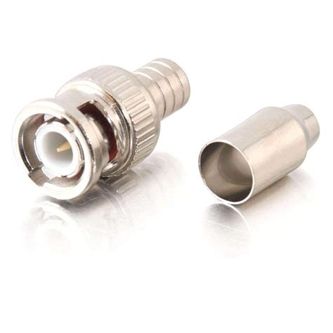 C2G/Cables to Go 02053 RG59/62 Male Crimp-on Connector for Plenum-Rated ...