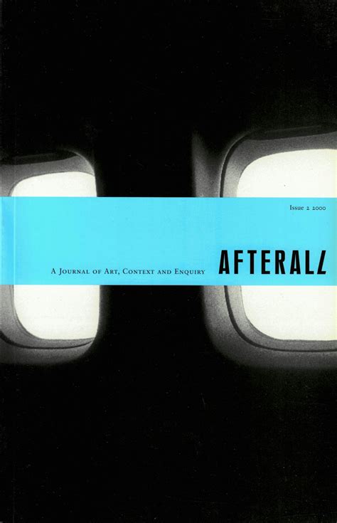 Foreword Afterall Journal Issue 2 | Afterall