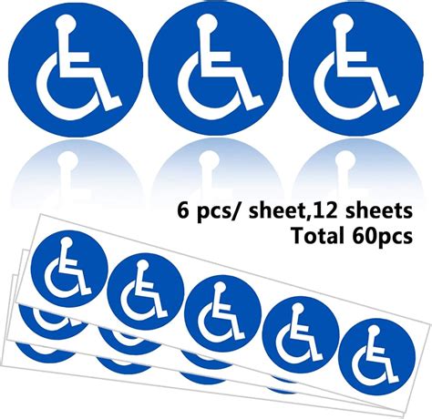 Besttile Disabled Wheelchair Symbol Labels | Handicap Signs India | Ubuy