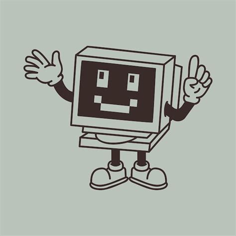 Old Computer Cartoon 的图像结果