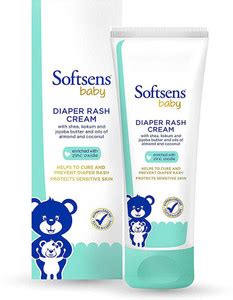 Softsens Baby Natural Diaper Rash Cream Price in India - Buy Softsens ...