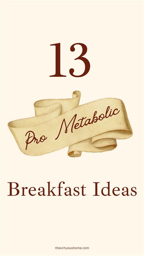 13 pro metabolic breakfast ideas for easy breakfasts – Artofit