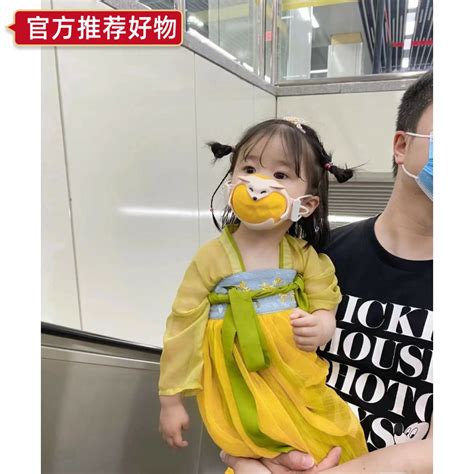 初夏软糯黄色女童汉服中国风超仙连衣裙女孩2023新款古风儿童古装_虎窝淘