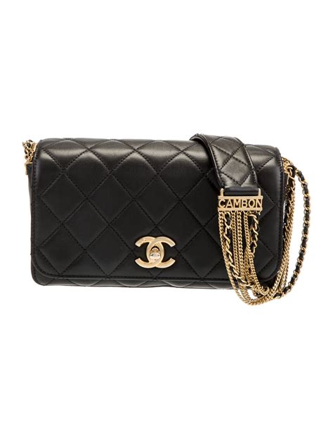 Chanel Cambon On Chains Flap Bag - Black Shoulder Bags, Handbags ...