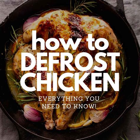Oven Temperature To Defrost Chicken at Kristin Knight blog
