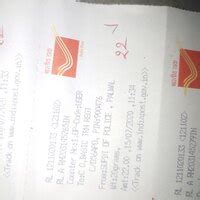 India Post — My register post not delivered till date
