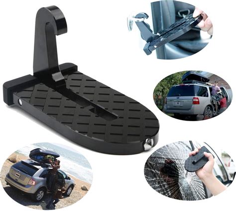 VIHM Rubber Car Door Step for Car Roof Access,Rooftop Roof-Rack Folding ...