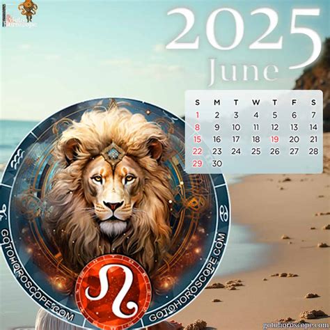 June 2025 Leo Horoscope, free Monthly Horoscope for June 2025 and Leo ...