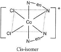 Which one of the following complexes shows optical isomerism?a)[Co(NH3 ...