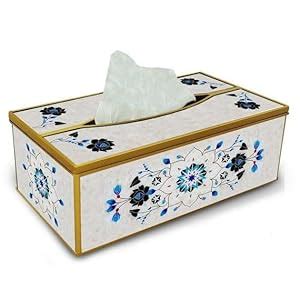 Star World Enterprises MDF Wooden Tissue Paper Holder Box for Dining ...