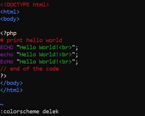 Vim Color Schemes 的图像结果