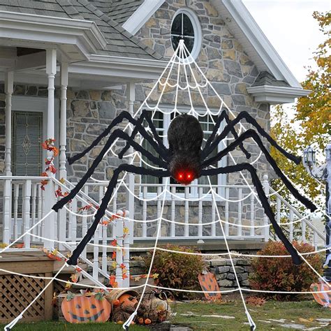 Big big spider halloween decoration ideas for your outdoor decorations