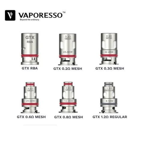 Vaporesso GTX Replacement Coil Series (5-Pack) - India Vape Store