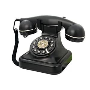 Retro Landline Phone for Home, TelPal Corded Black Old Fashion Phone ...
