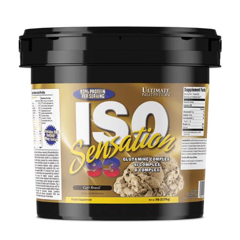 Ultimate Nutrition ISO Sensation-93 Whey Protein Isolate - PHARMIKA ...