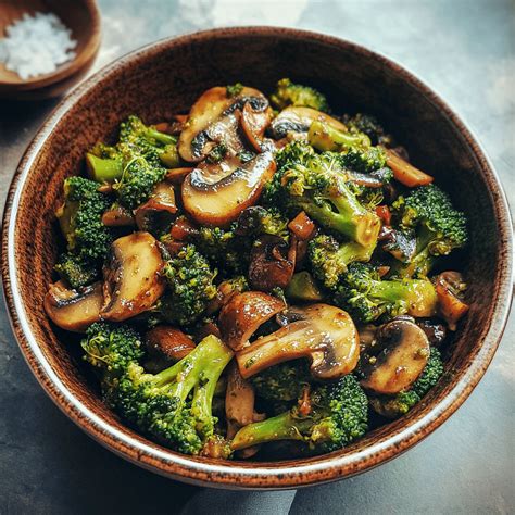 Broccoli and Mushroom Stir Fry - My Homestyle Recipes