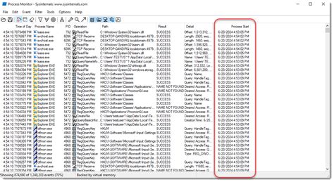 Process Monitor PC 的图像结果