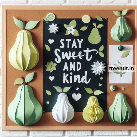 Pear Bulletin Board Ideas, Door Decor, Hallway Display and Healthy Food ...