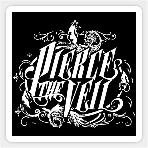 Pierce The Veil [light] Sticker | Pierce The Veil | Pierce the veil ...