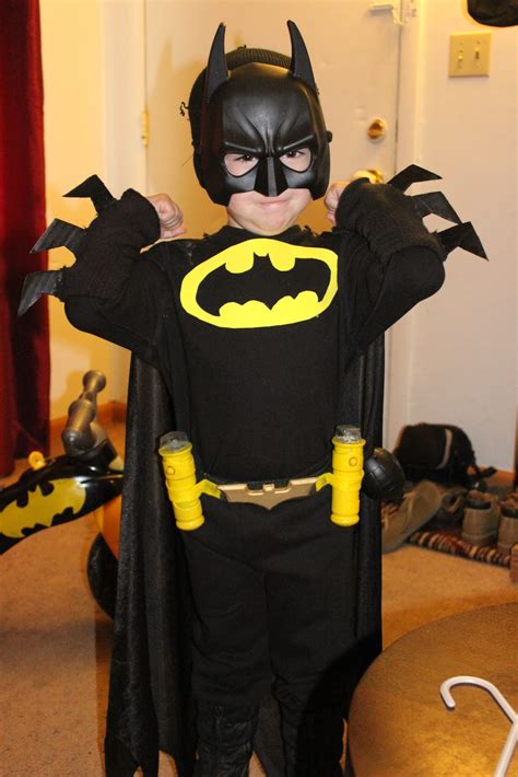 Raising a Rugrat: Batman Homemade Halloween Costume