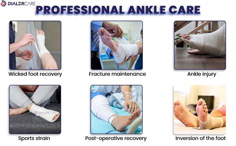 Buy DIALDRCARE Plastic Fixation Fracture Ankle Foot Stabilizer Boot ...