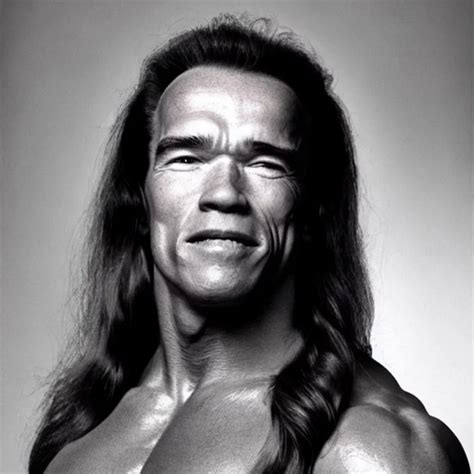 Young Arnold Schwarzenegger Long Hair