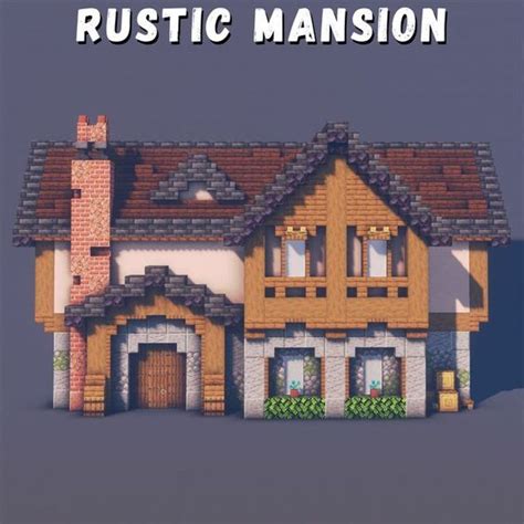 Image result for Rustic Minecraft Mansion Tutorial