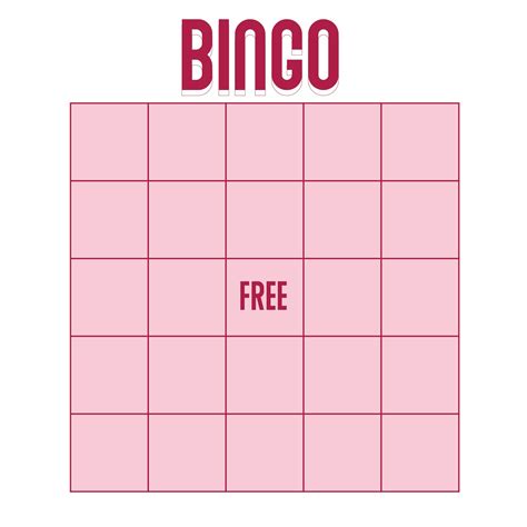 Excel Bingo Card Template - 11 Free PDF Printables | Printablee