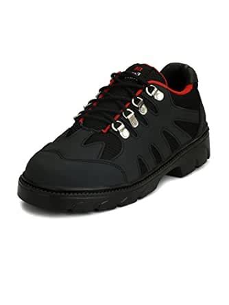 Eego Italy® Genuine Leather Light Weight Men's Steel Toe Safety Shoes ...