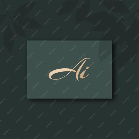 Ai logo design vector image | Premium Vector