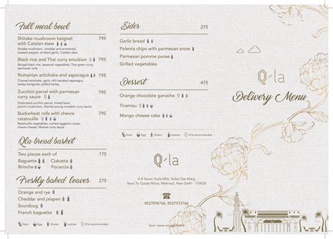 QLA | A contemporary European restaurant with global flavours to give ...