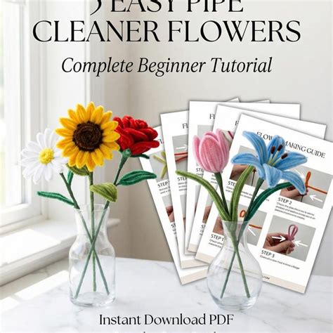 Buy Pipe Cleaner Flower Online In India - Etsy India