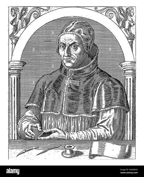 Portrait of Pope Adrian VI, Robert Boissard, 1597 - 1599 Stock Photo ...