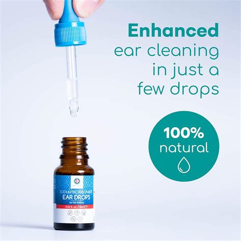 Medi Grade Quick-Action Sodium Bicarbonate Ear Drops 10ml - Ear Wax Removal Drops for Clean Ears ...