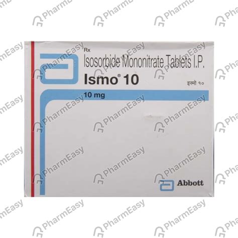 Buy Ismo 10 MG Tablet (10) Online at Flat 15% OFF | PharmEasy