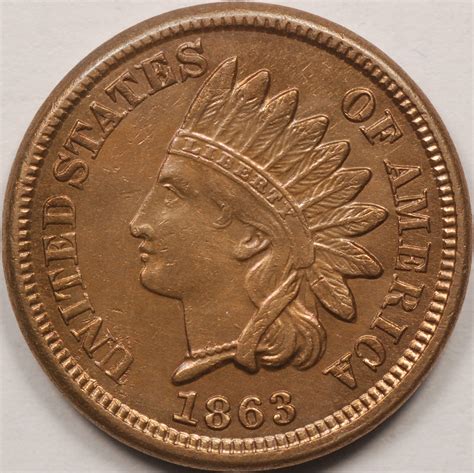 1863 INDIAN CENTS