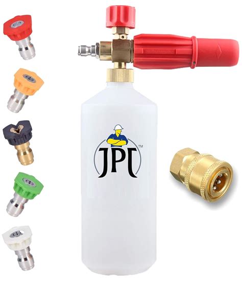 JPT COMBO HEAVY DUTY FOAM LANCE WITH 5PCS NOZZLE SET AND QUICK ...