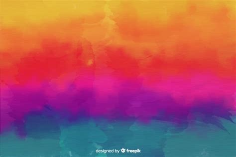 Arcobaleno in sfondo stile tie-dye | Vettore Gratis