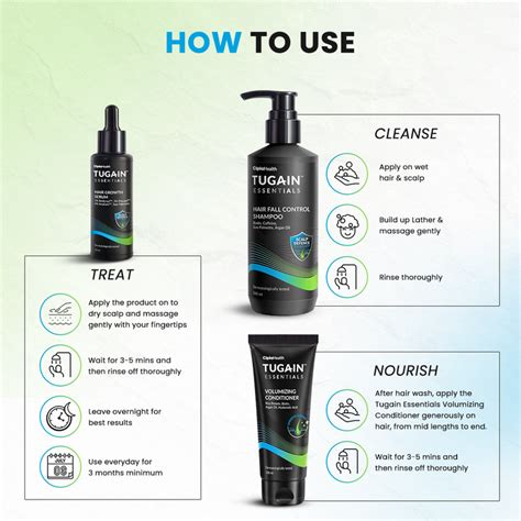 Hair Growth Combo with free Pouch – Tugain Essentials