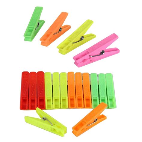 IMTION ® (Cloth Clip 48 pcs Heavy Quality) Duty Rust Cloth Peg Plastic ...